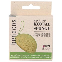 Spugna Viso di Konjac con estratto di te verde