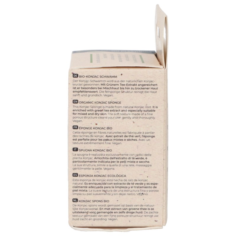 Spugna Viso di Konjac con estratto di te verde