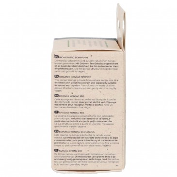 Spugna Viso di Konjac con estratto di te verde