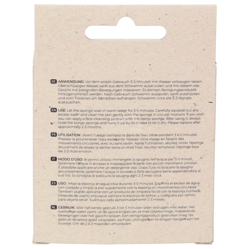 Spugna Viso di Konjac con estratto di te verde