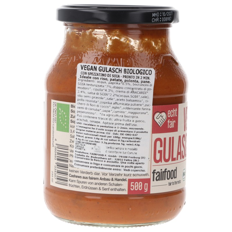 GULASH VEGAN BIO 500G FAIRFOOD