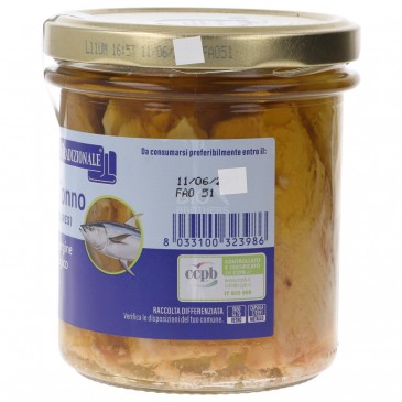 Filetti di Tonno Maxi in olio evo biologico