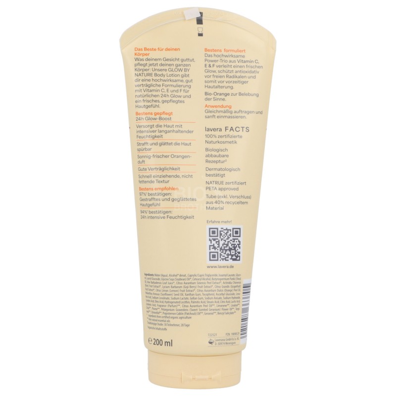 LOZIONE CORPO GLOW BY NATURE 200ML LAVERA