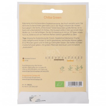 SOIA EDAMAME CHIBA SEMENTI BIO 50 SEMI BUSTINA