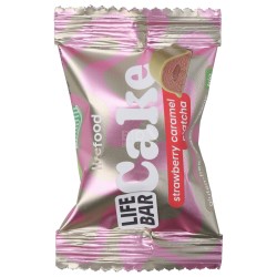 LIFEBAR CAKE FRAGOLA MATCHA CARMEL BIO 35G