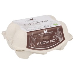 6 uova bio di gallina