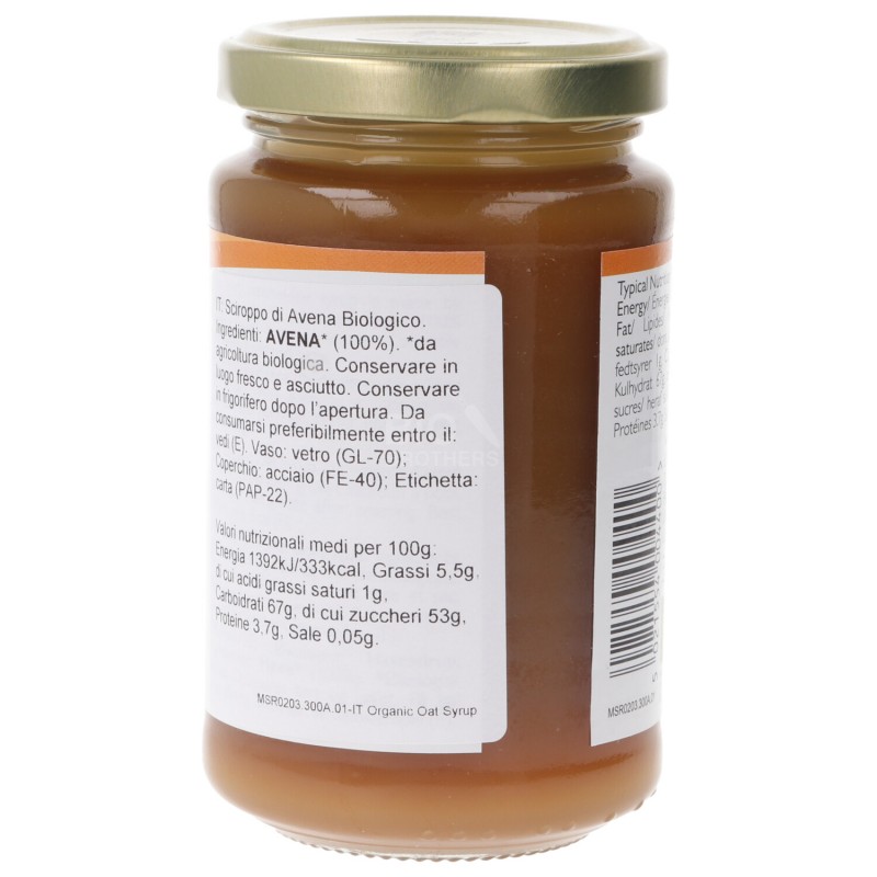 SCIROPPO DI AVENA BIO 300G CLEARSPRING