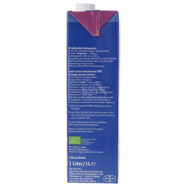 Latte intero Senza Lattosio UHT Biologico