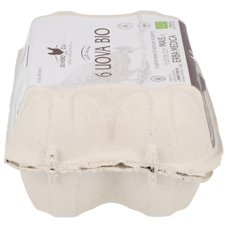 6 uova bio di gallina