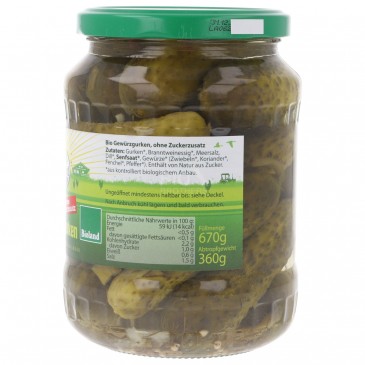 CETRIOLINI BIO VASO XL 720ML MARSCHLAND