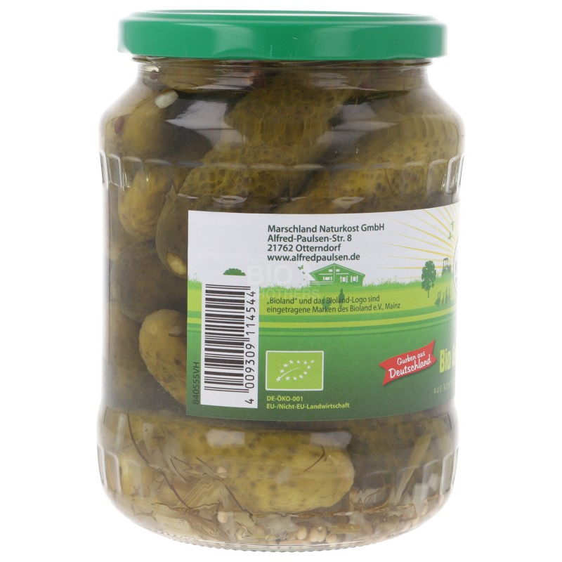 CETRIOLINI BIO VASO XL 720ML MARSCHLAND