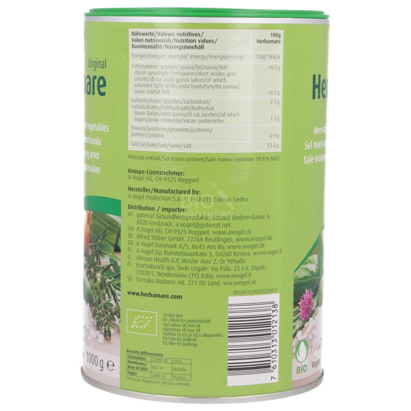 HERBAMARE SALE ERBE XXL BIO 1KG A.VOGEL