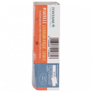 SGOMBRO FILETTI AL CURRY BIO 125G FONTAINE