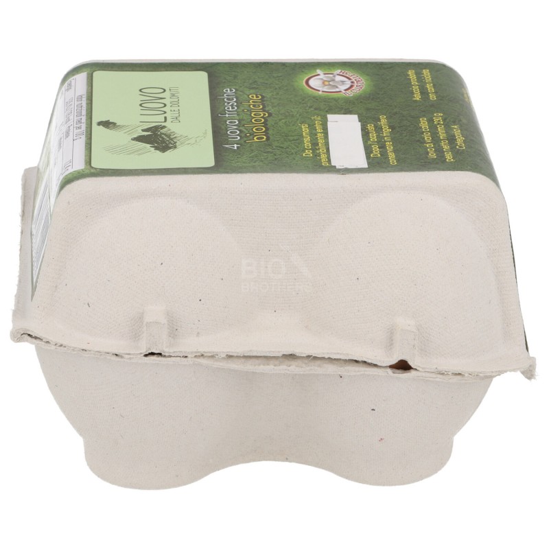 4 Uova fresche biologiche di gallina