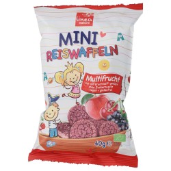 Mini Gallette di Riso Multifrutti snack biologiche