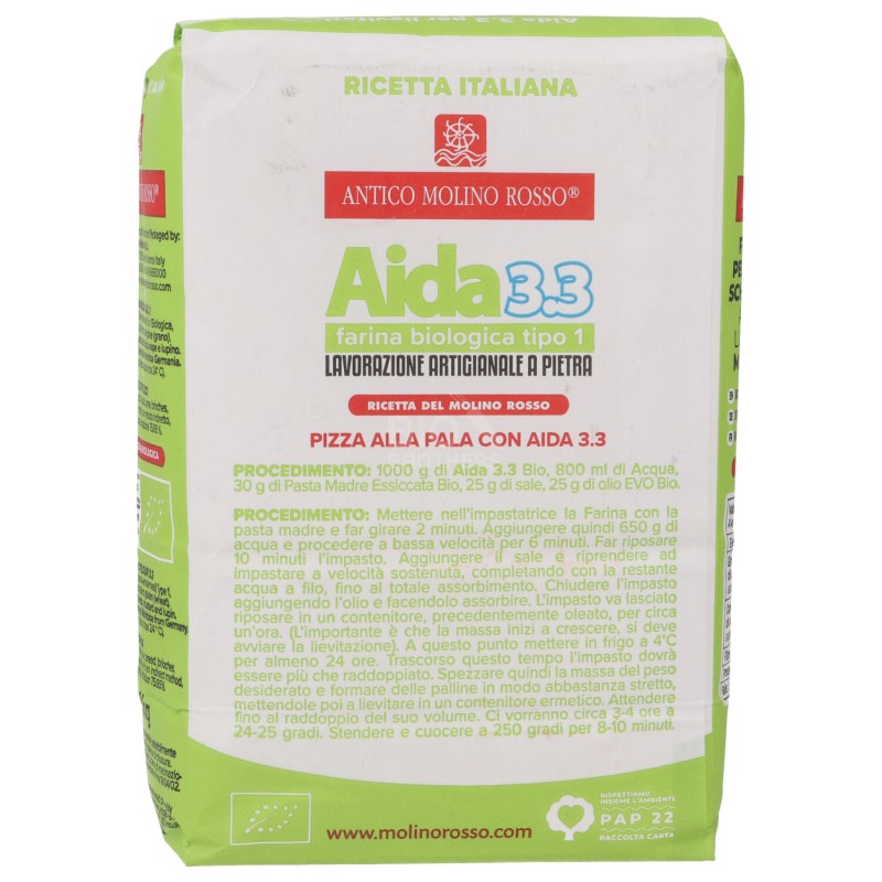 FARINA LIEVITATI AIDA 3.3 1KG MOLINO