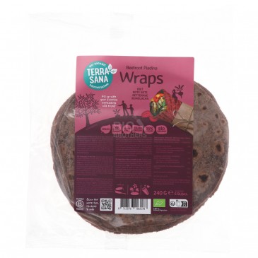WRAPP CON RAPA ROSSA BIO BIO 6PZ 240G TERRAS.