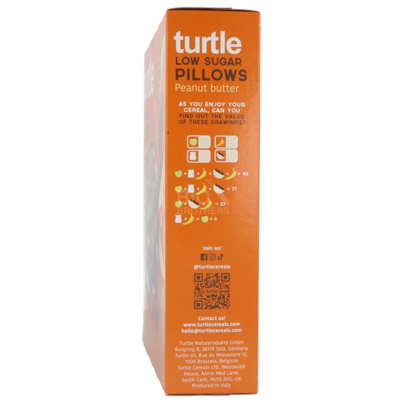 LOW SUGAR PILLOW CREM.ARACHIDI BIO 300G TURTLE