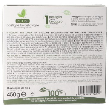 PASTIGLIE LAVAST. ECOSì 450GR