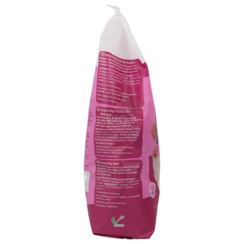 KRUNCHY FRUTT.BOSCO -30%ZUCCHERI BIO 500G BARNH.