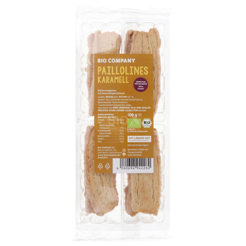 SFOGLIE PAILLOLINES CARAMELLO BIO 100G BIO.COMP.