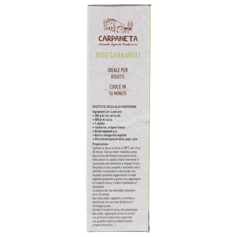 RISO CARNAROLI BIANCO DEMETER 1KG