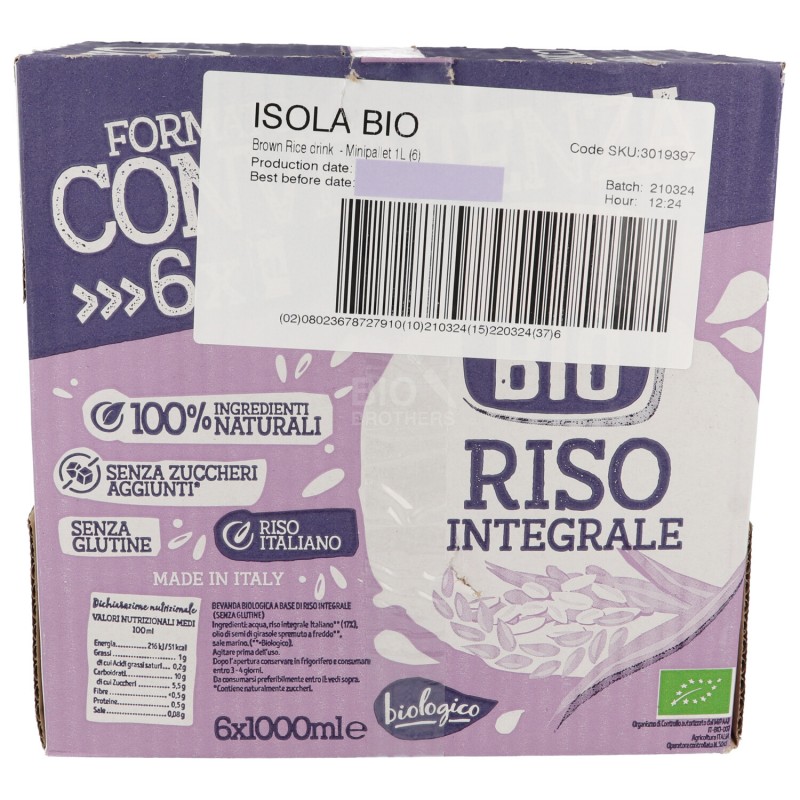 Bauletto convenienza drink riso integrale bio