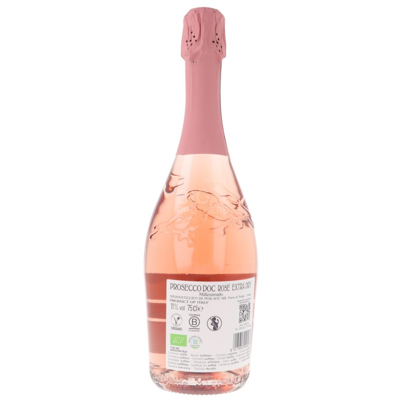 VINO AFRA PROSECCO ROSE' DOC BIO MILLES. 750ML