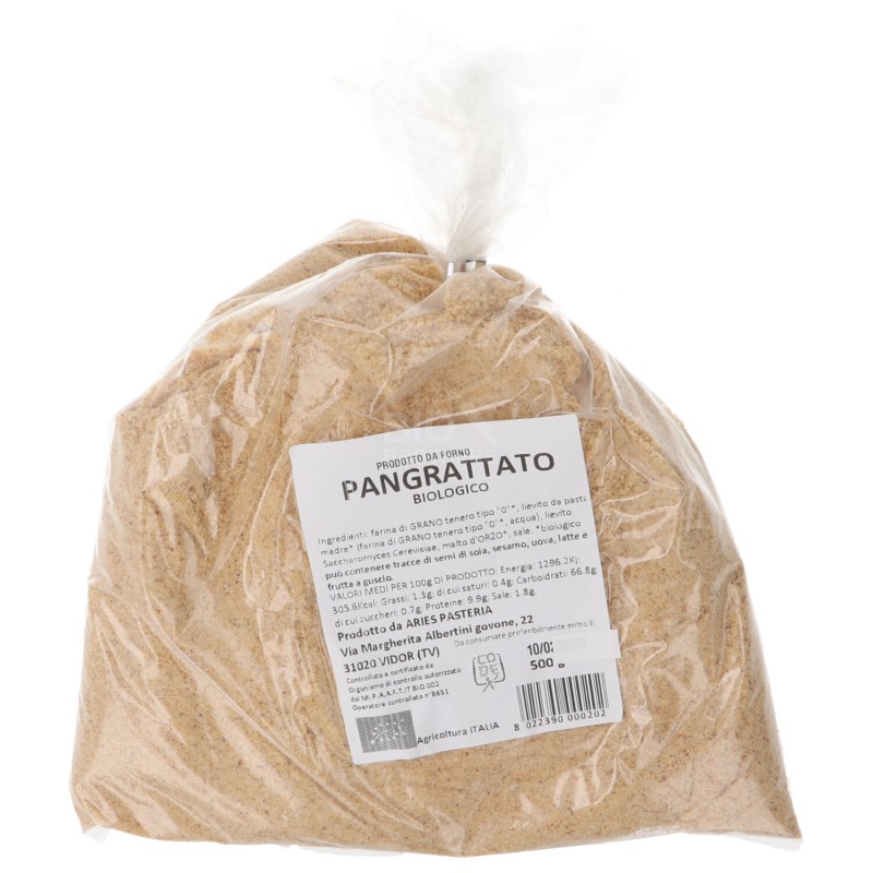 PANGRATTATO BIO 500G ARIES
