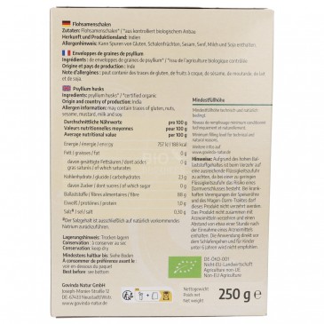 CUTICOLA PSILLIO BIO 250G GOVINDA