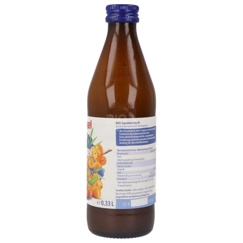 Olivello Spinoso Succo e Polpa 100% Biologico