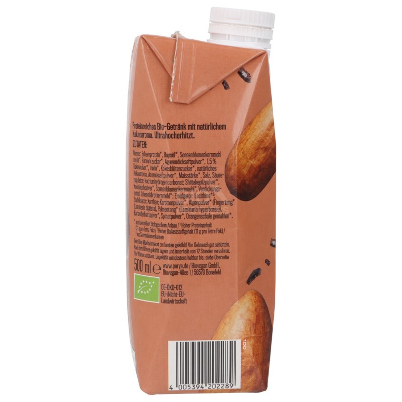 DRINK NUTRIENTE CACAO REAL MEAL BIO VEG 500ML