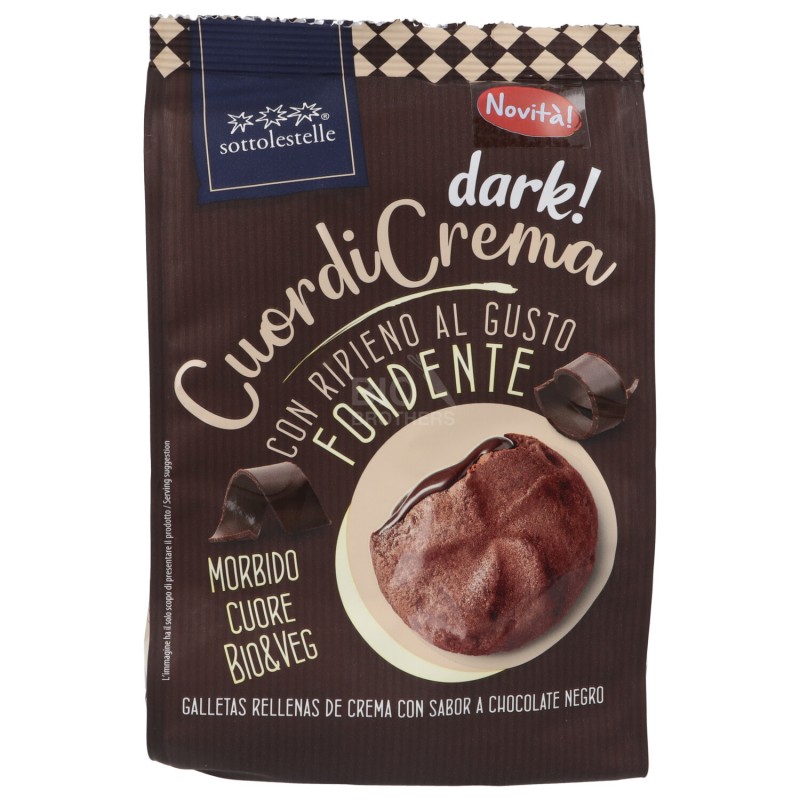CUOR DI CREMA DARK FONDENTE BIO 200G SLS