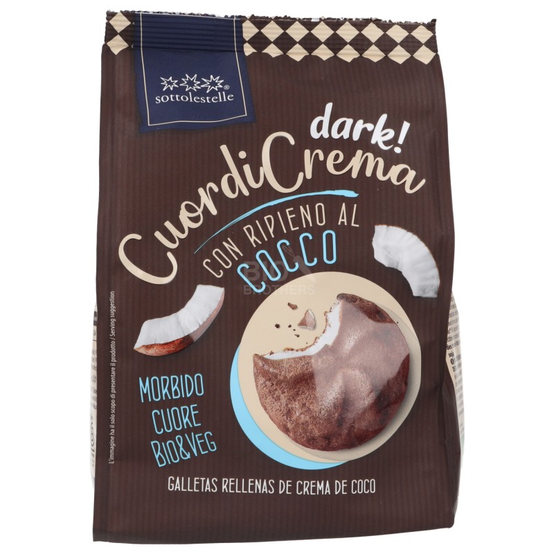 CUOR DI CREMA DARK COCCO BIO 200G SLS