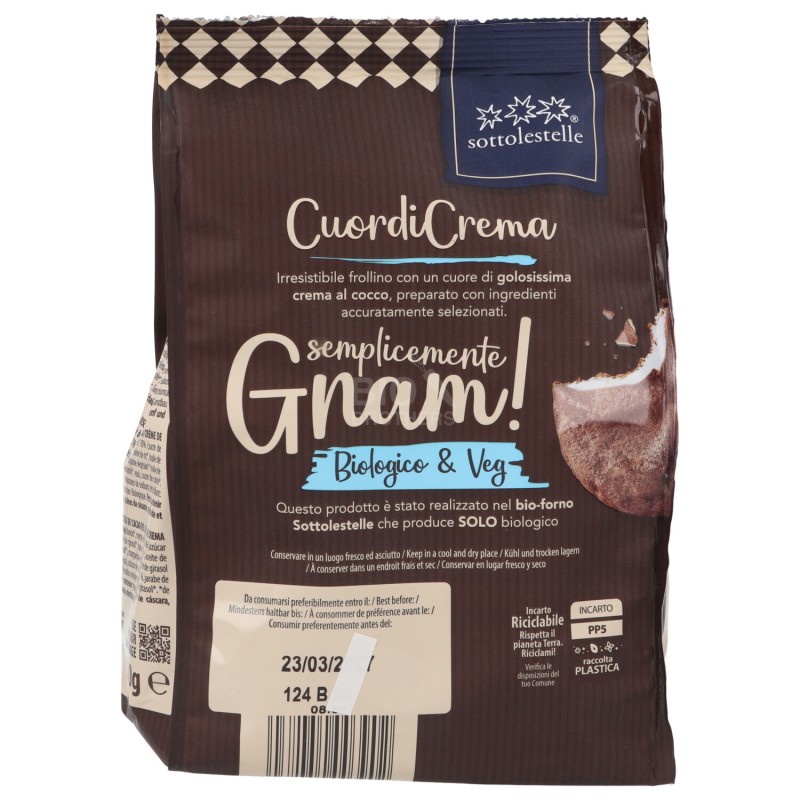 CUOR DI CREMA DARK COCCO BIO 200G SLS