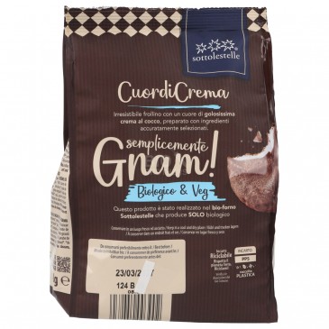 CUOR DI CREMA DARK COCCO BIO 200G SLS