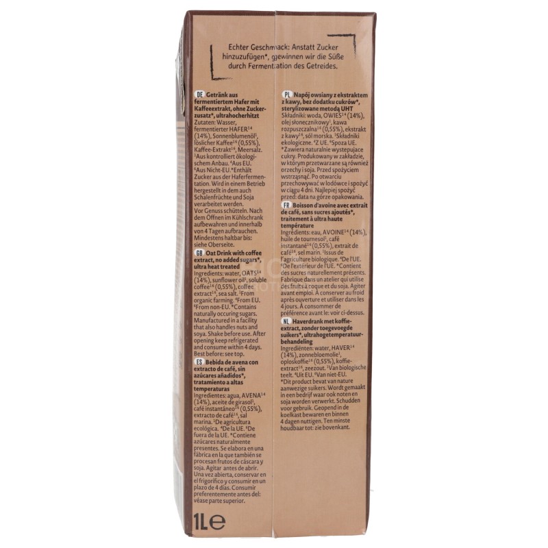 AVENA CAFFE' DRINK BIO 1LT NATUMI