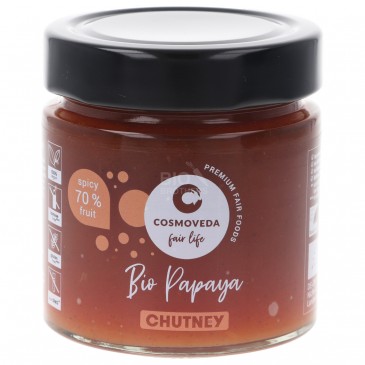 CHUTNEY SPEZIATO PAPAYA BIO 225G COSMOVEDA