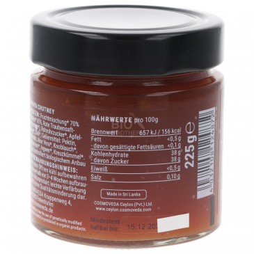 CHUTNEY SPEZIATO PAPAYA BIO 225G COSMOVEDA