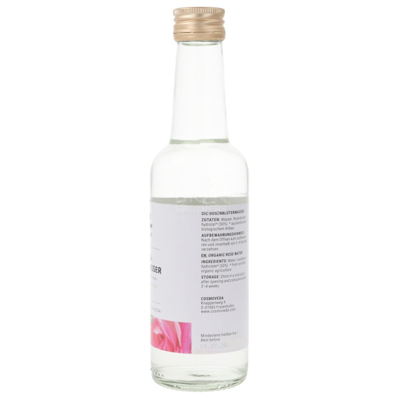 ACQUA DI ROSE BIO USO ALIMENTARE 250ML COSMOVEDA