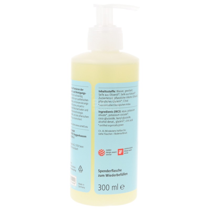 SAPONE LIQUIDO MANI NEUTRO 300ML SONETT