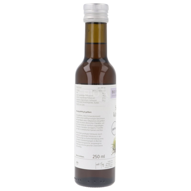 OLIO DI CUMINO NERO XL BIO 250ML B.PLANETE
