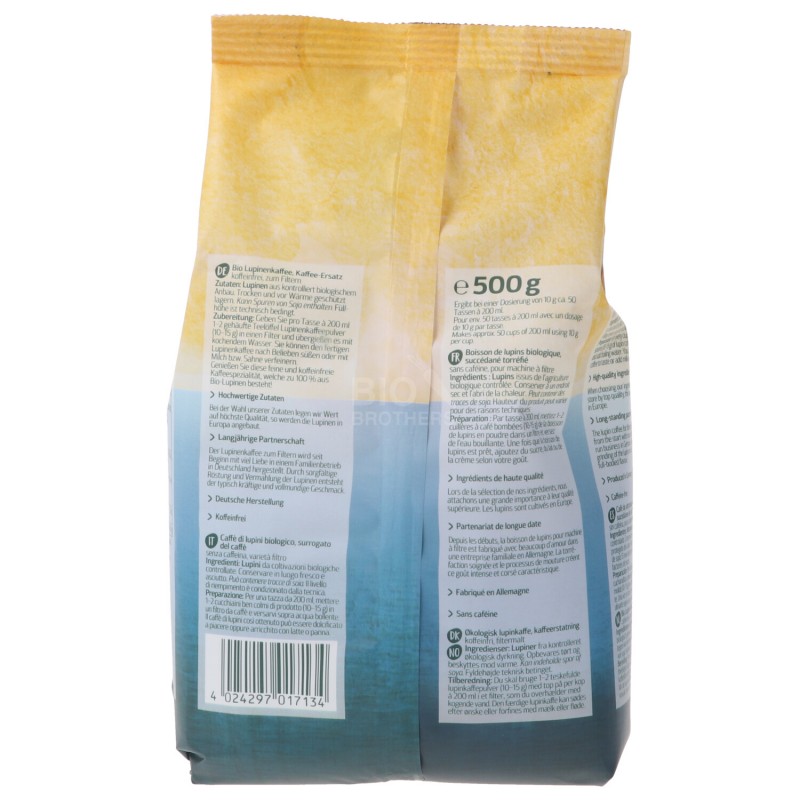 CAFFE' DI LUPINI PER FILTRO BIO 500G NATURATA