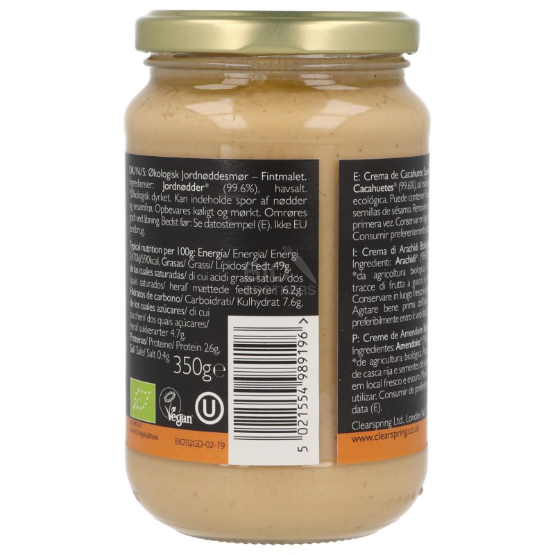 Burro d'arachidi cremoso senza olio di palma