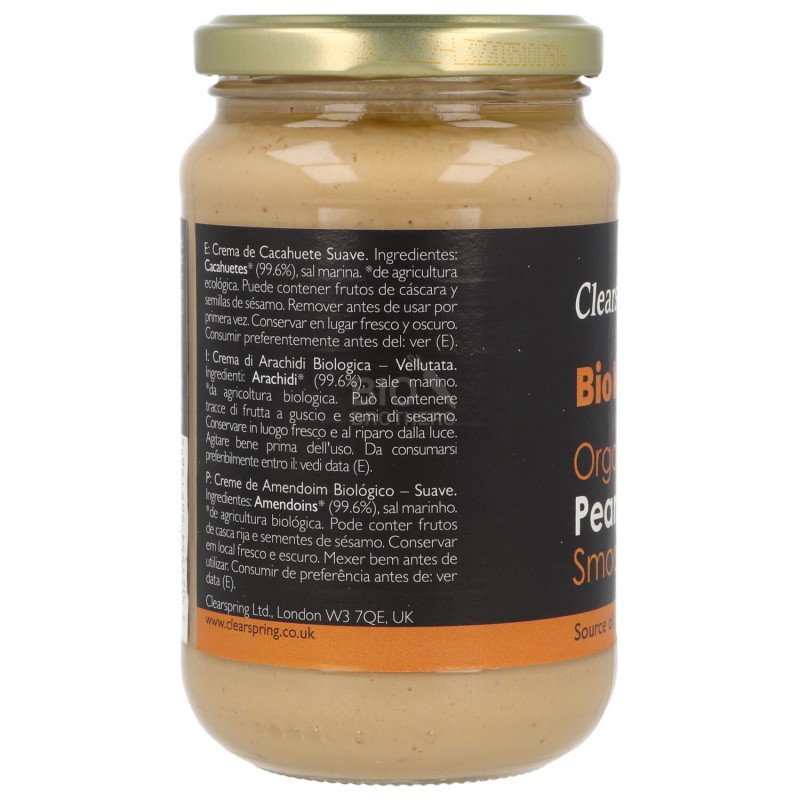 Burro d'arachidi cremoso senza olio di palma