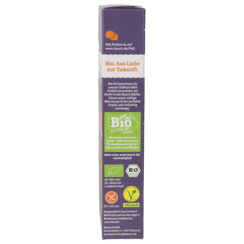 PREP.PER FALAFEL BATATA BIO 160G BAUCK