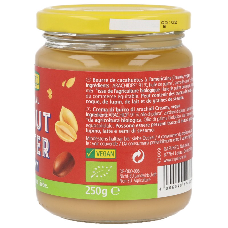 Burro di arachidi originale cremoso