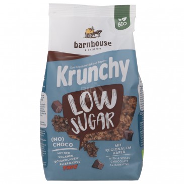 KRUNCHY LOW SUGAR (NO) CHOCO BIO 375G BARN.