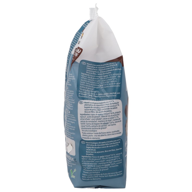 KRUNCHY LOW SUGAR (NO) CHOCO BIO 375G BARN.