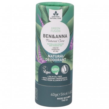 DEO GREEN FUSION PAPERTUBE VEG. 40G BEN&ANNA